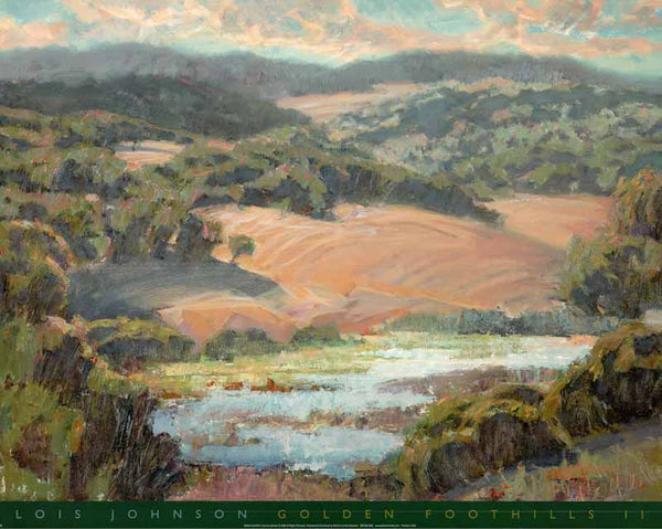 Golden Foothills II by Lois Johnson - 19 X 24 Inches (Art Print)