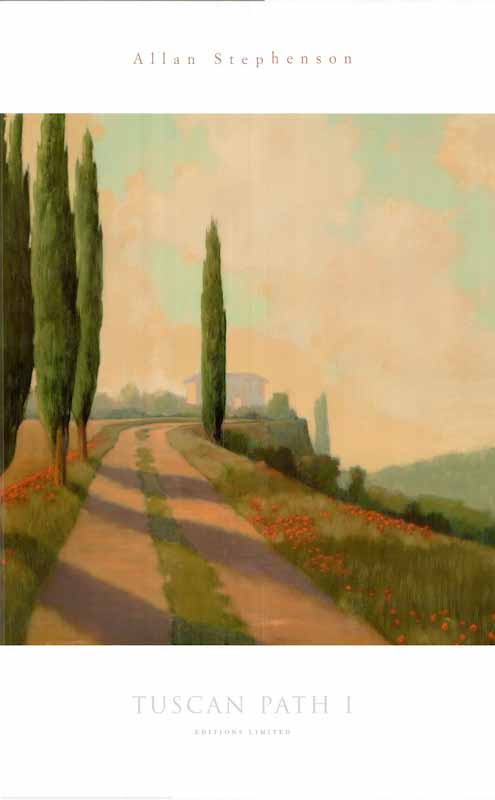 Tuscan Path I by Allan Stephenson - 24 X 36 Inches (Art Print)