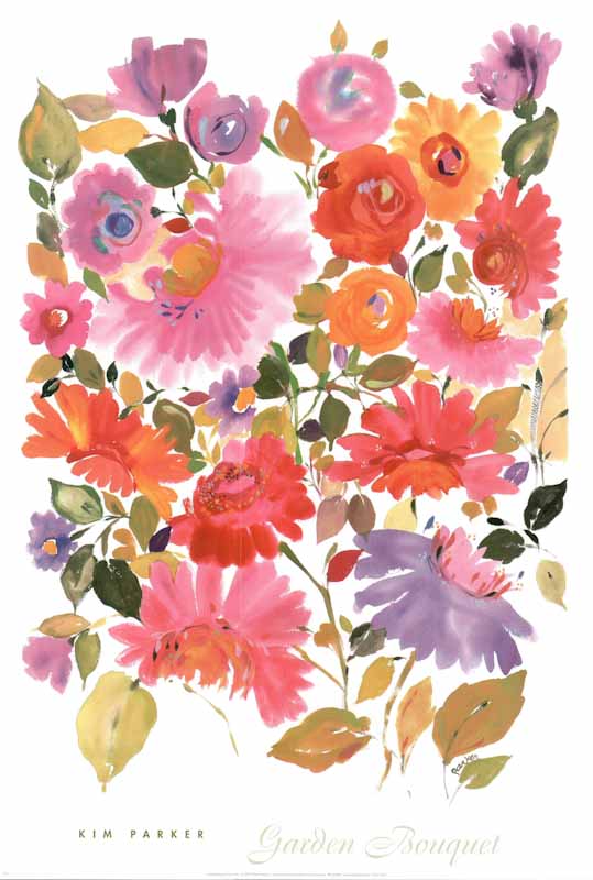 Garden Bouquet by Kim Parker - 19 X 25 Inches (Art Print)