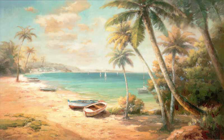 Paradise Bay by Roberto Lombardi - 24 X 36 Inches (Art Print)