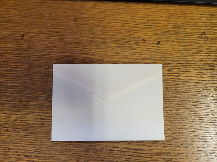Box of 500 White Envelopes 4 1/2 X 6 5/8 Inches