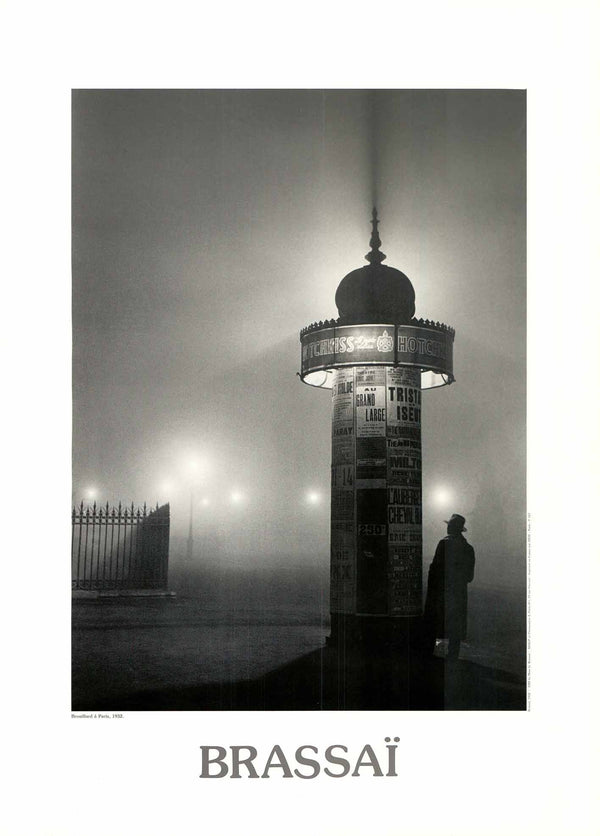 Brouillard à Paris, 1932 by Brassaï - 20 X 28 Inches (Art Print)