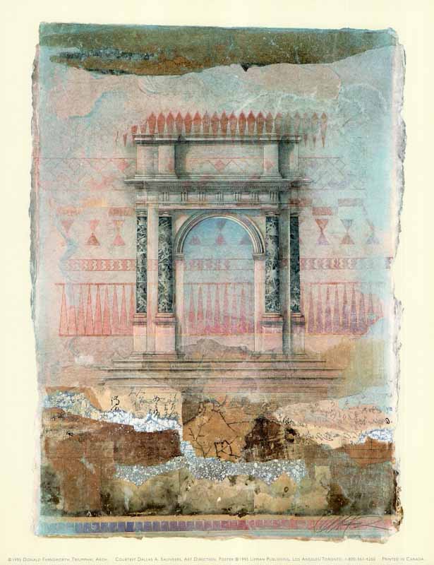 Triumphal Arch, 1995 by Donald Farnsworth - 11 X 14 Inches (Art Print)