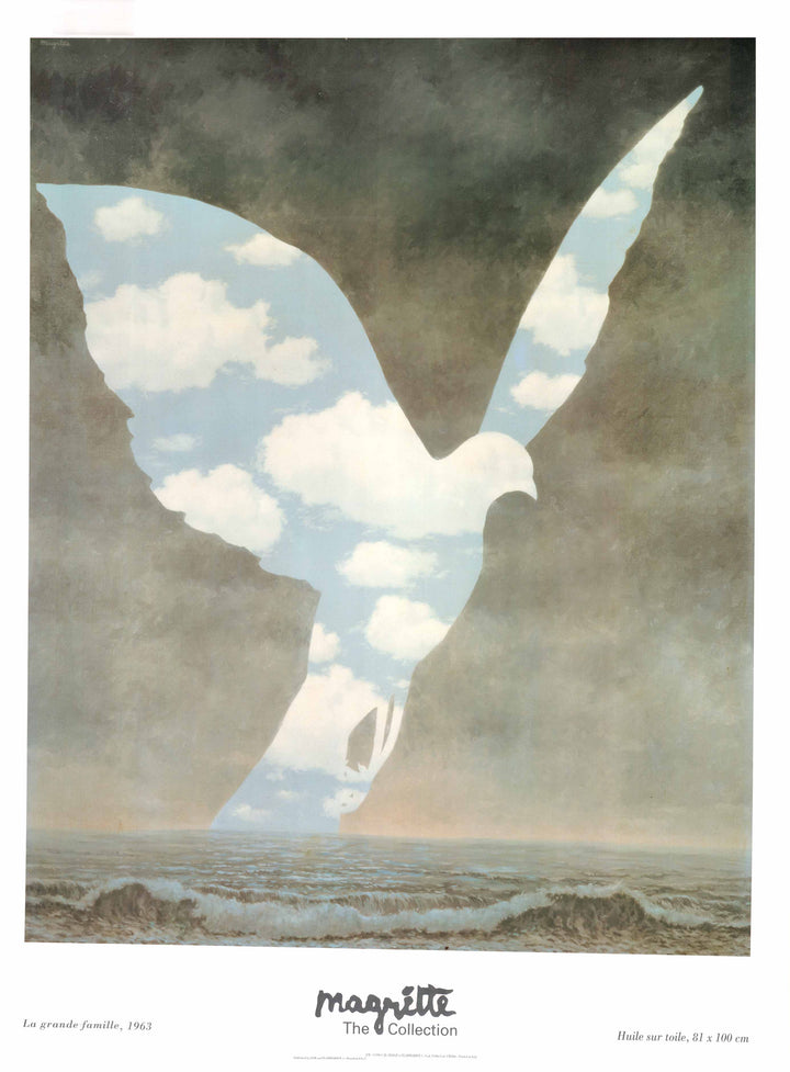 The Big Family, 1963 by René Magritte - 40 X 52 Inches (Art Print)