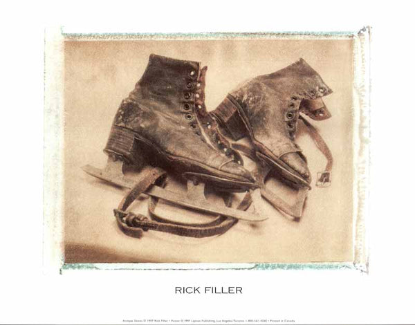 Antique Skates,1997 by Rick Filler - 11 X 14 Inches (Art Print)