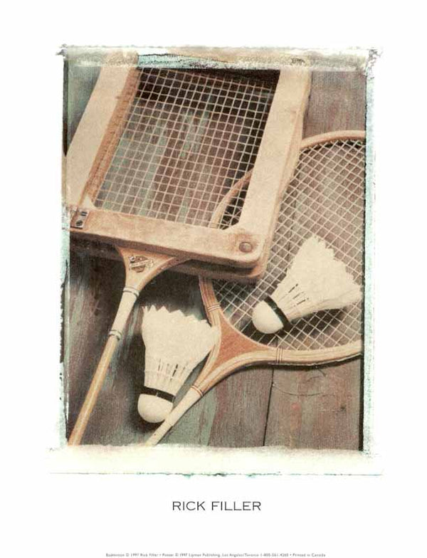 Badminton, 1997 par Rick Filler - 11 X 14 pouces (impression d’art)