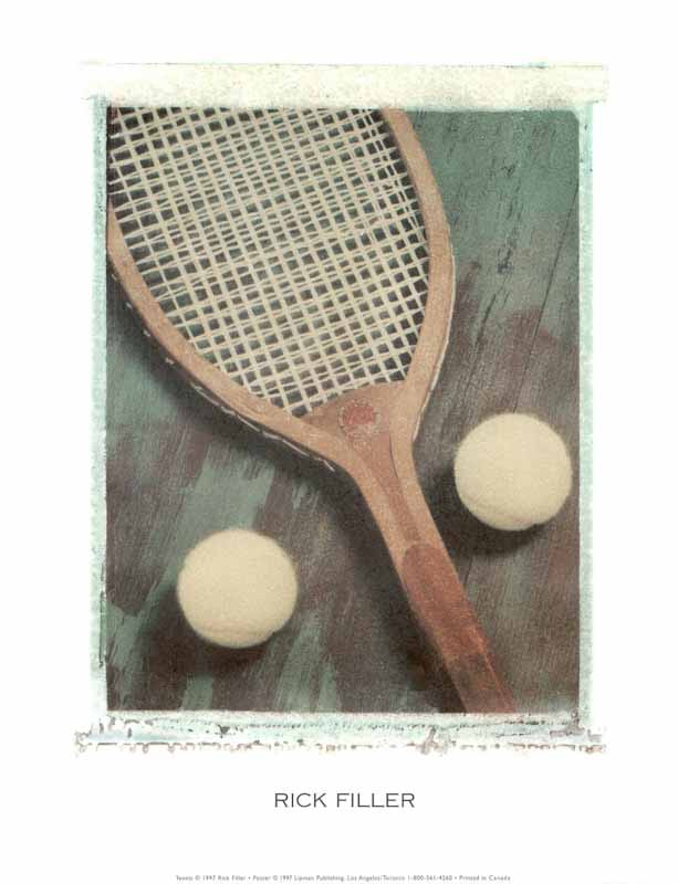 Tennis,1997 by Rick Filler - 11 X 14 Inches (Art Print)