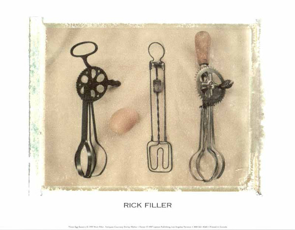 Three  Egg Beaters,1997 by Rick Filler - 11 X 14 Inches (Art Print)