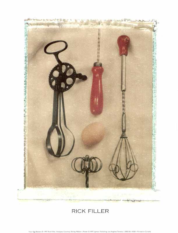Four Egg Beaters,1997 by Rick Filler - 11 X 14 Inches (Art Print)
