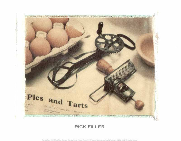 Pies and Tarts,1997 by Rick Filler - 11 X 14 Inches (Art Print)