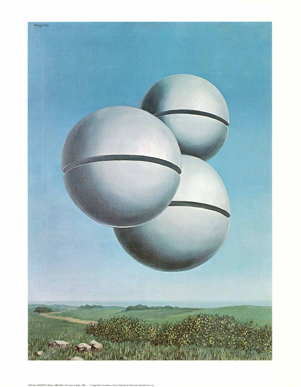 The Voice of Space, 1932 by René Magritte - 22 X 28 Inches (Art Print)