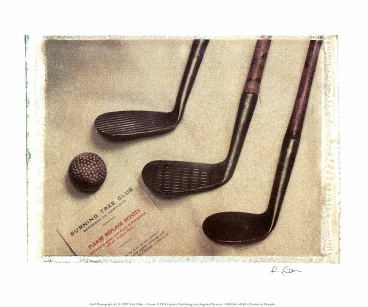 Golf Photograph I,1997 by Rick Filler - 10 X 12 Inches (Art Print)