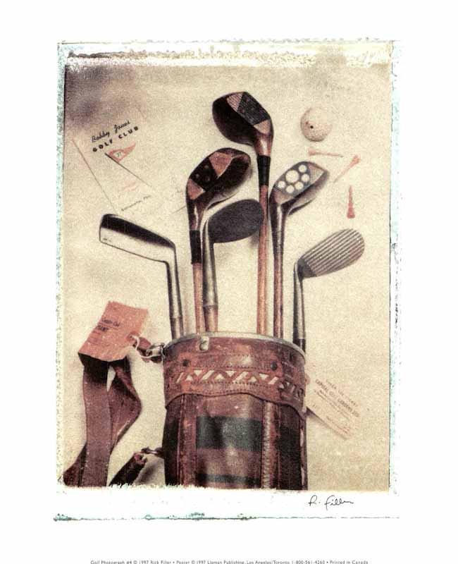 Golf Photograph IV,1997 by Rick Filler - 10 X 12 Inches (Art Print)