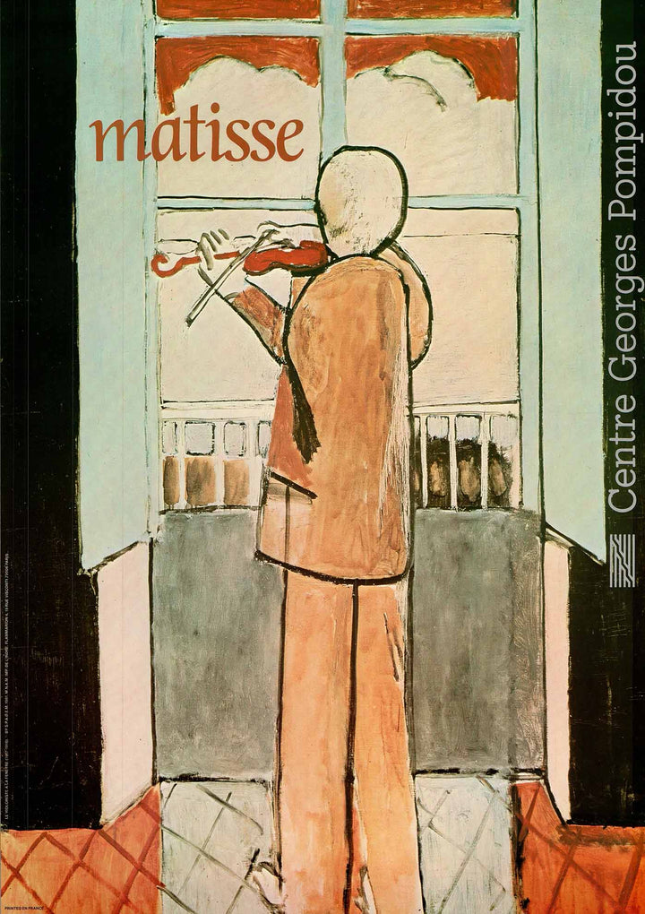 Le Violoniste à La Fenêtre, 1917-1918 by Henri Matisse - 20 X 28 Inches (Art Print)