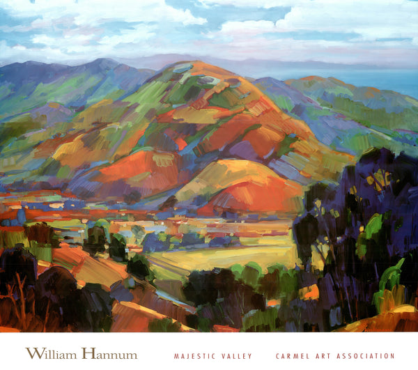 Majestic Valley by William Hannum - 37 X 40 Inches (Art Print)