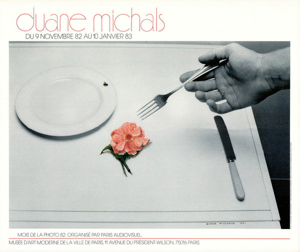 Fly and Flower, 1991 by Duane Michals - 21 X 25 Inches (Offset Lithograph)