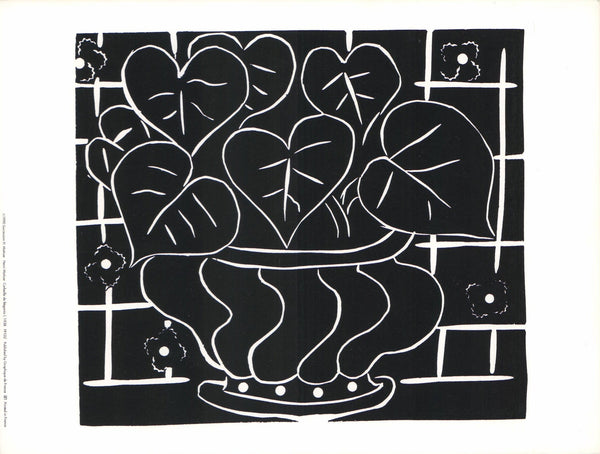 Corbeille de Bégonia I, 1938 by Henri Matisse - 10 X 12 Inches (Art Print)
