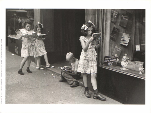 Comic Book Reader, NYC 1948 by Ruth Orkin - 10 X 12 Inches (Art Print)