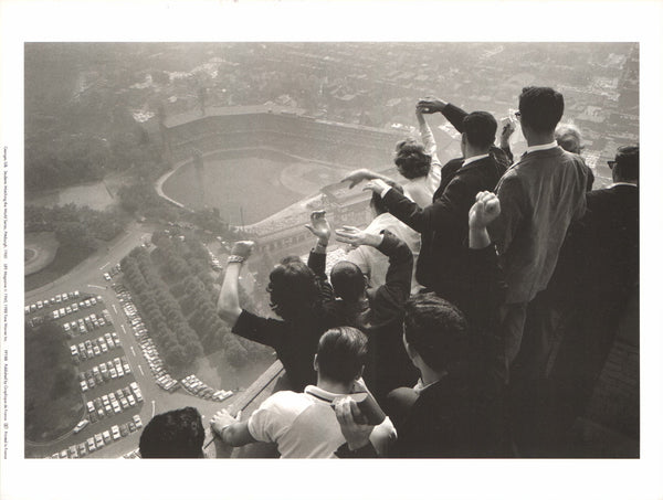 Students Watching the World Series, Pittsburg, 1960 by Georges Silk - 10 X 12 Inches (Art Print)