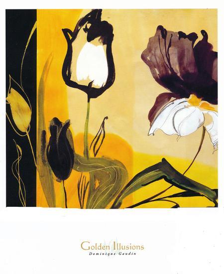 Golden Illusions by Dominique Gaudin - 26 X 32 Inches (Art Print)