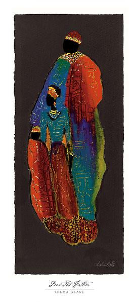 Devoted Father by Selma Glass - 10 X 22 Inches (Art Print)