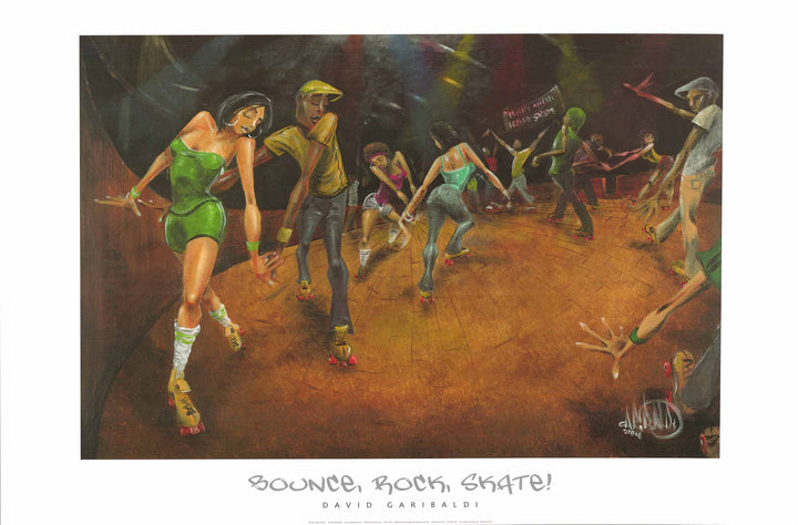 Bounce, Rock, Skate! by David Garibaldi - 24 X 36 Inches (Art Print)