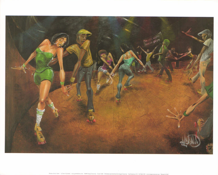 Bounce, Rock, Skate ! by David Garibaldi - 8 X 10 Inches (Art Print)