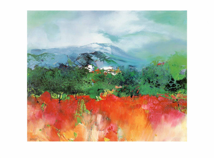 Provence Rouge by Laigneau - 24 X 32 Inches (Art Print)