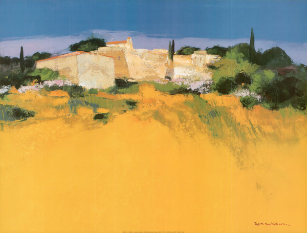Hameau en Provence by Allenbach - 24 X 32 Inches (Art Print)