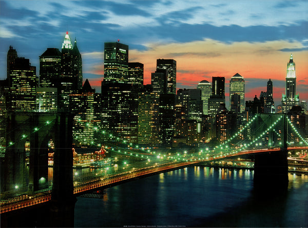 Downtown , Manhattan by Michel Setboun - 24 X 32 Inches (Art Print)