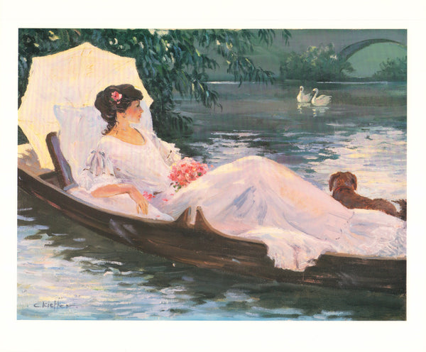 Peaceful Afternoon by C. Kieffer - 20 X 24 Inches (Art Print)
