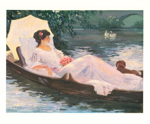 Peaceful Afternoon by C. Kieffer - 20 X 24 Inches (Art Print