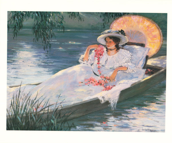 Pensive by C. Kieffer - 20 X 24 Inches (Art Print) – Artistica