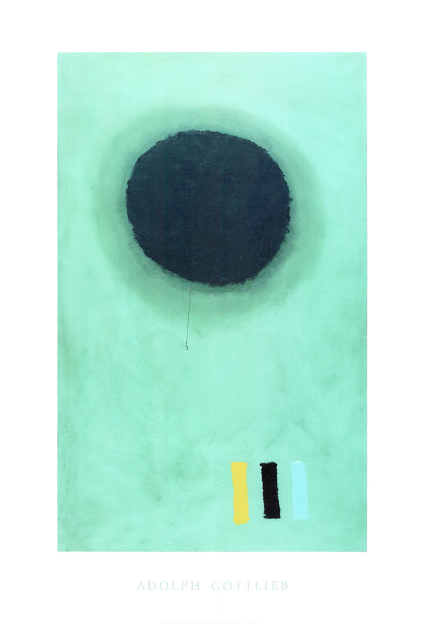 Green, 1964 by Adolph Gottlieb - 28 X 40 Inches (Silkscreen / Sérigraphie)