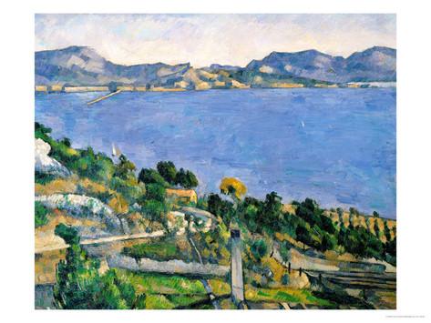 The Bay Of Marseille, Seen From The Estaque by Paul Cezanne - 24 X 32 Inches (Art Print)