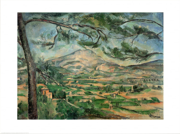 La Montagne Sainte Victoire by Paul Cézanne - 24 X 32 Inches (Art Print)