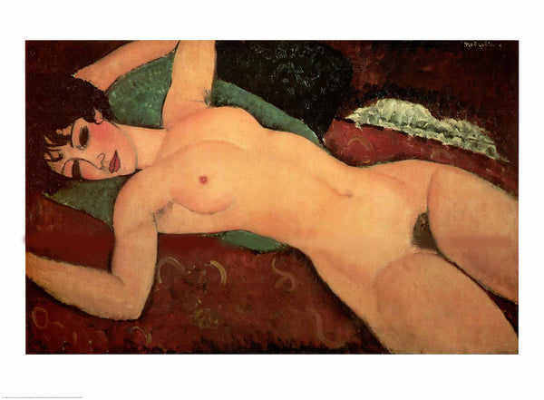 Reclining Nude with Open Arms, 1917 by Modigliani - 24 X 32 Inches (Art Print)