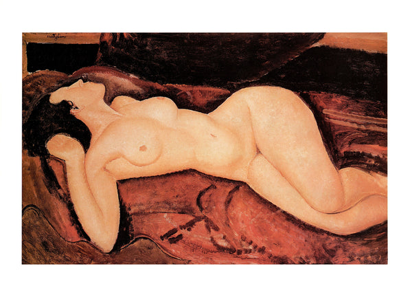 Nude Lying on the Back by Amedeo Modigliani - 24 X 32 Inches (Art Print)