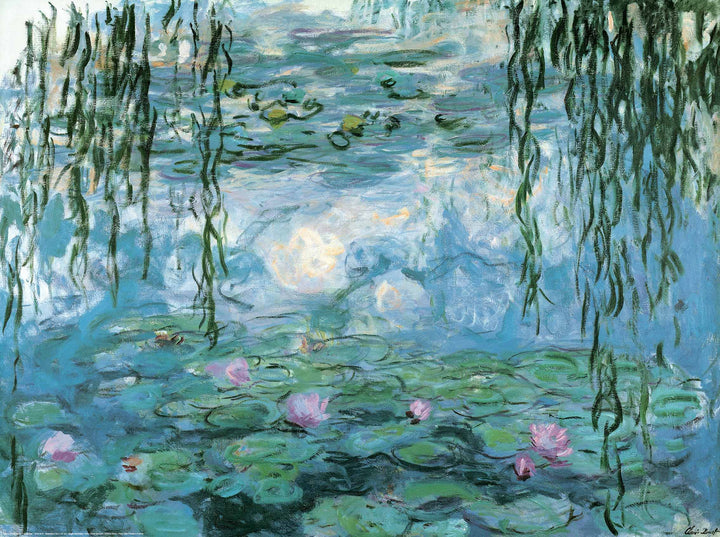Waterlilies, 1916-1919 by Claude Monet - 24 X 32 Inches (Art Print)