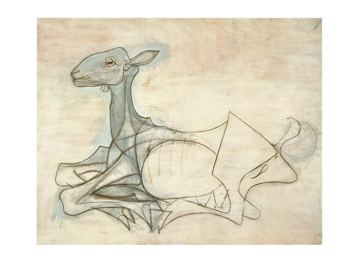 The Goat, 1946 by Pablo Picasso - 24 X 32 Inches (Art Print)