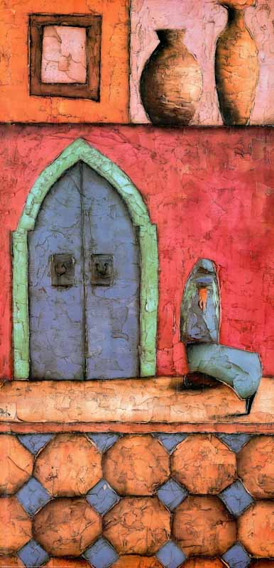 African House by Michel Rauscher - 20 X 40 Inches (Art Print)