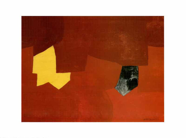Abstract Composition II, 1955 by Serge Poliakoff - 24 X 32 Inches (Art Print)