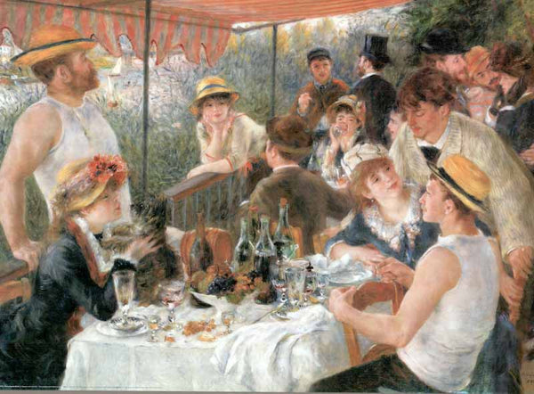 Le Dejeuner des Canotiers, 1881 by Pierre Auguste Renoir  - 24 X 32 Inches (Art Print)