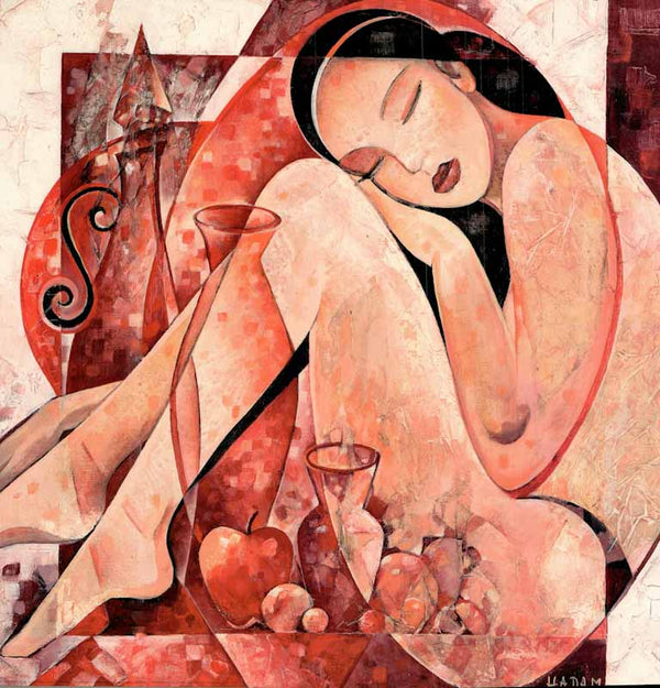 Eve Rose by Ute Hadam - 28 X 28 Inches (Art Print)