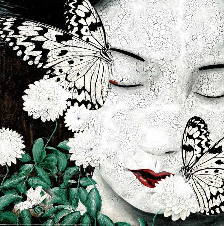 Reve de Papillons, 2007 by Chrystel Mialet - 28 X 28 Inches (Art Print)