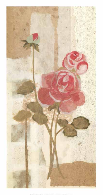 Rose Collage by David Hu - 15 X 27 Inches (Art Print)