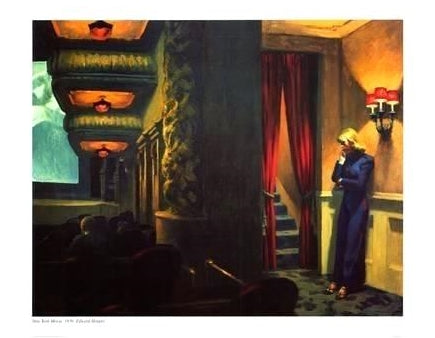 New York Movie, 1939 by Edward Hopper - 24 X 32 Inches (Art Print)