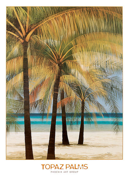 Topaz Palms by Robert Holman - 41 X 56 Inches (Art Print)