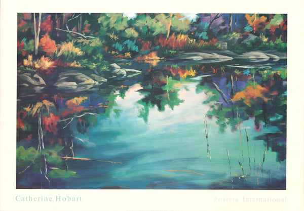 Shimmering Lake, 1993 by Catherine Hobart - 39 X 54 Inches (Art Print)