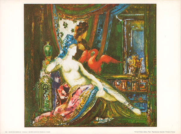 Dalila by Gustave Moreau - 10 X 13 Inches (Art Print)